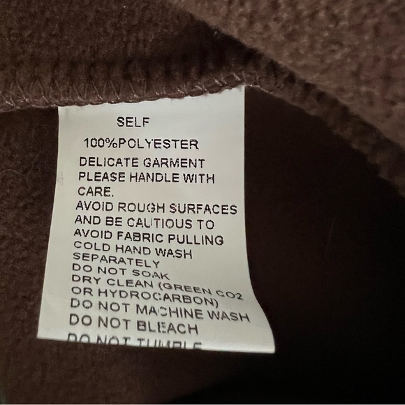 Sundays the Label Large Chocolate Fleece Pullover - Picture 8 of 8